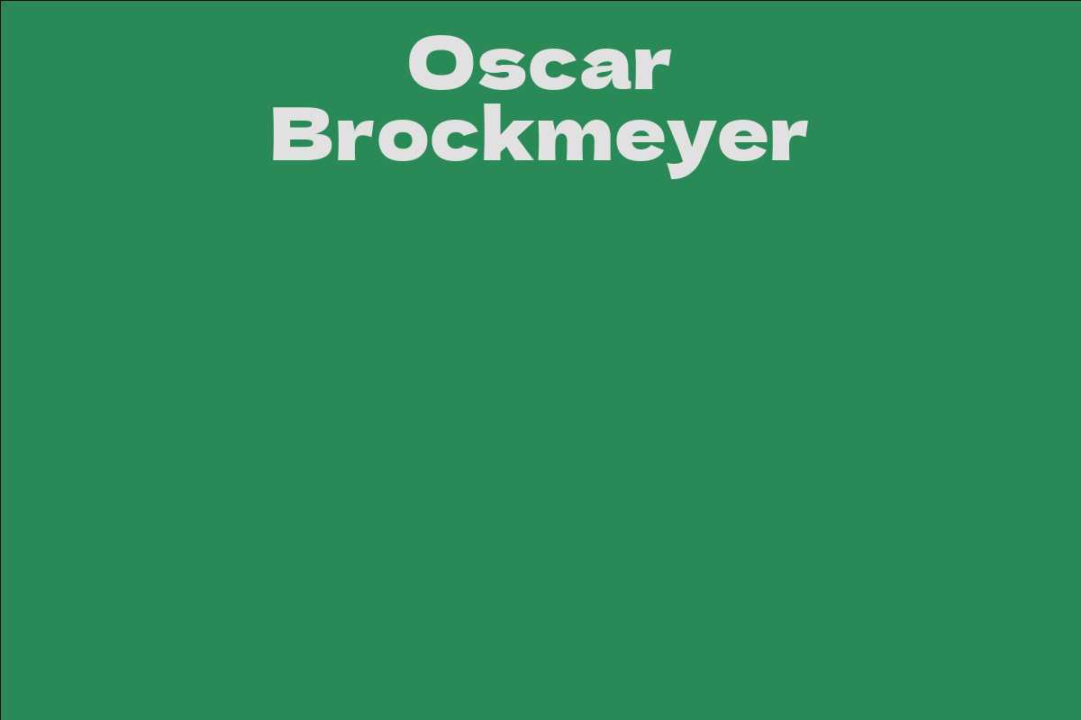 Oscar Brockmeyer