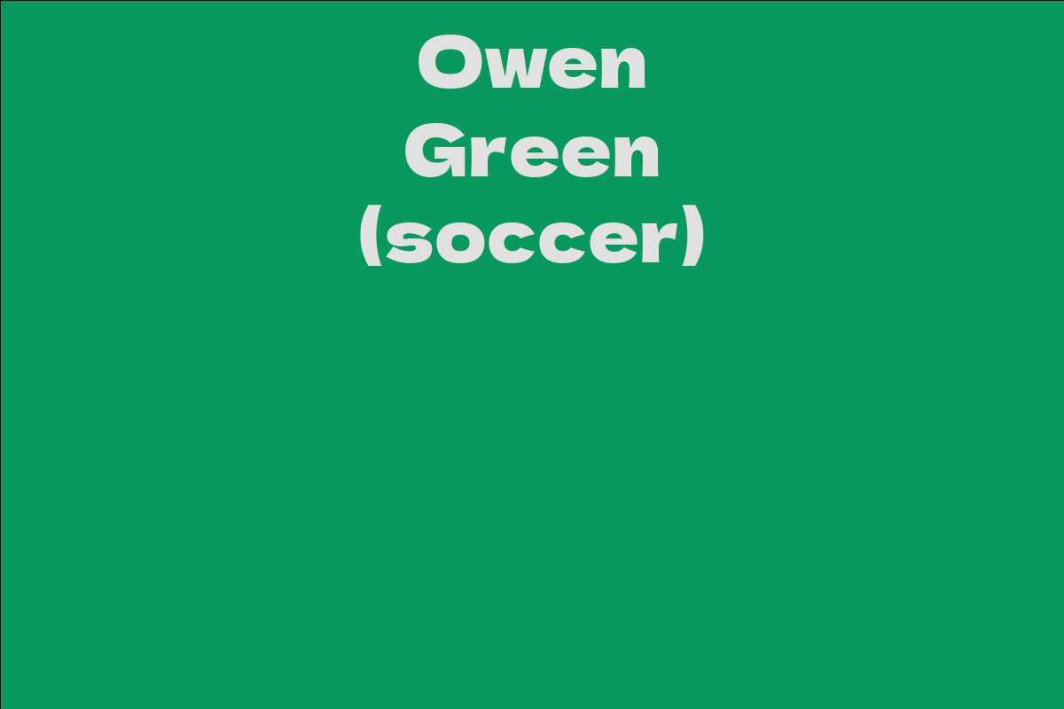 Owen Green (soccer)
