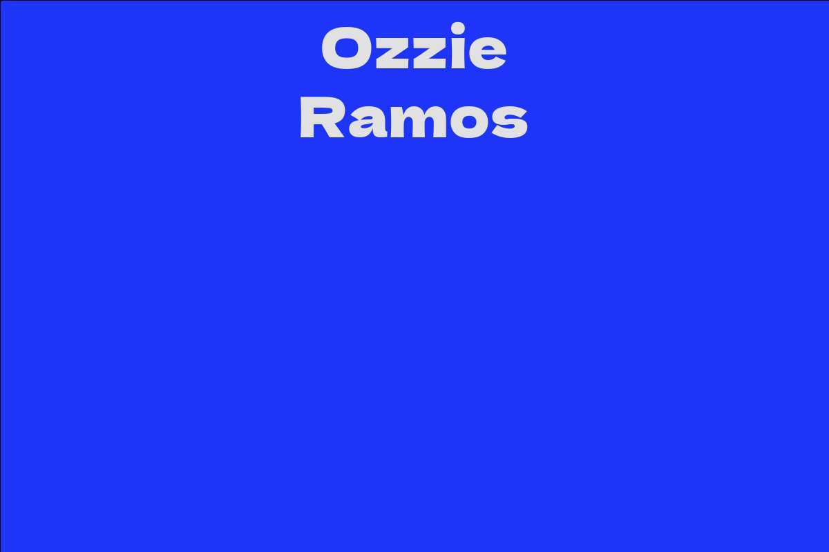 Ozzie Ramos