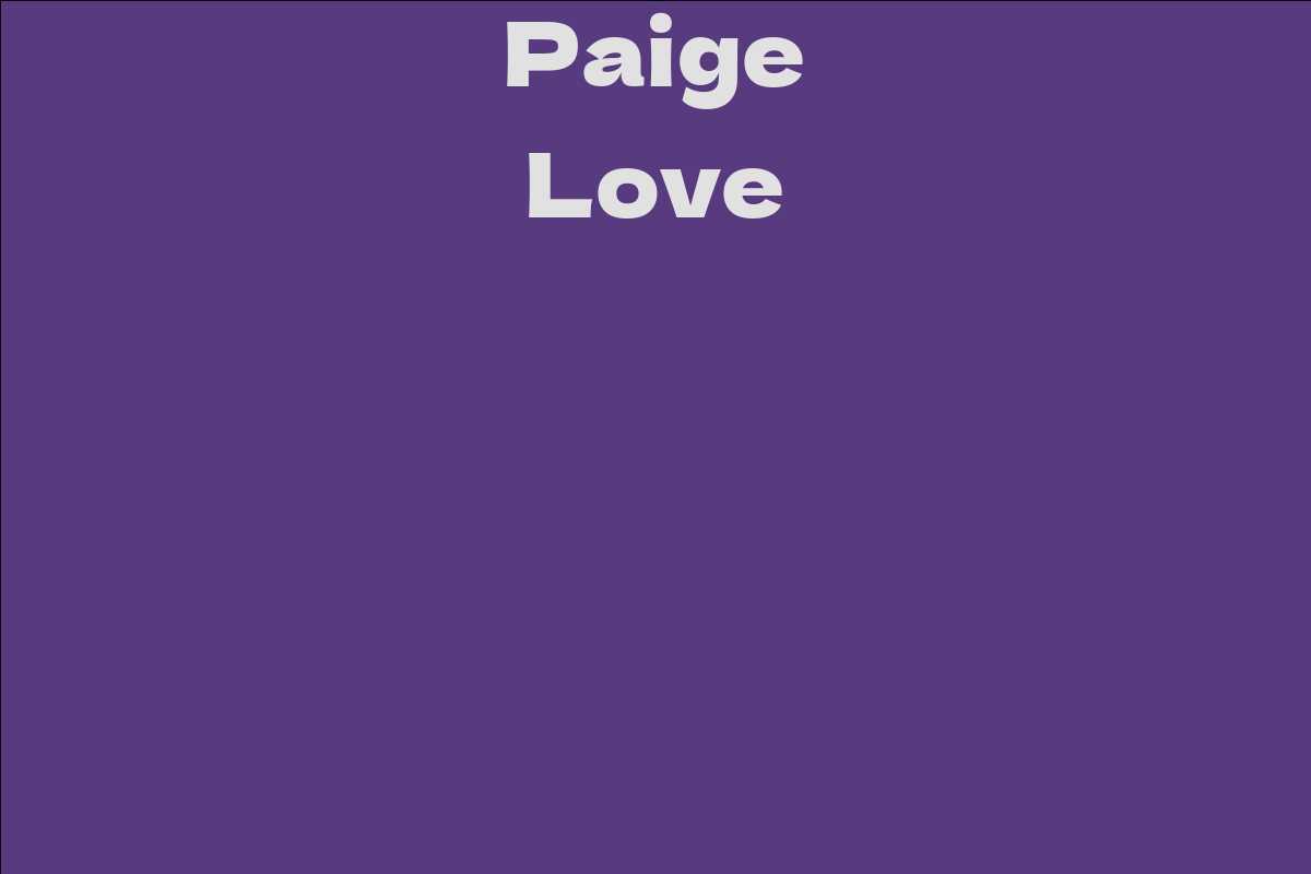 Paige Love