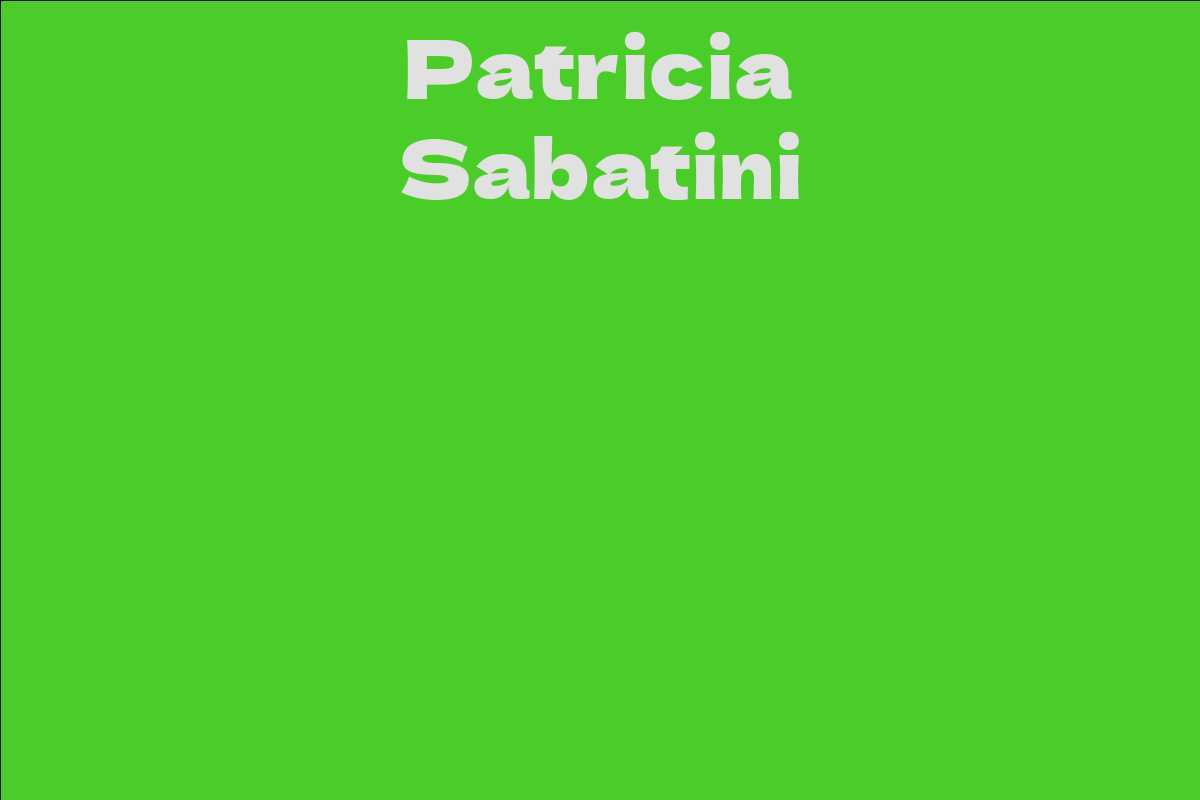 Patricia Sabatini
