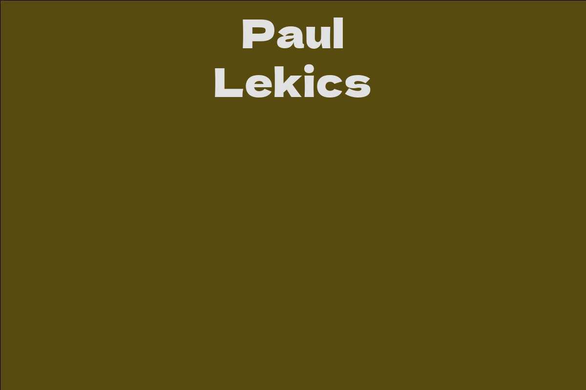Paul Lekics