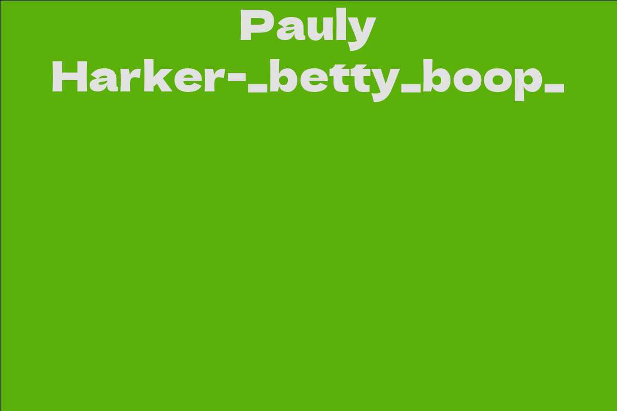 Pauly Harker-_betty_boop_