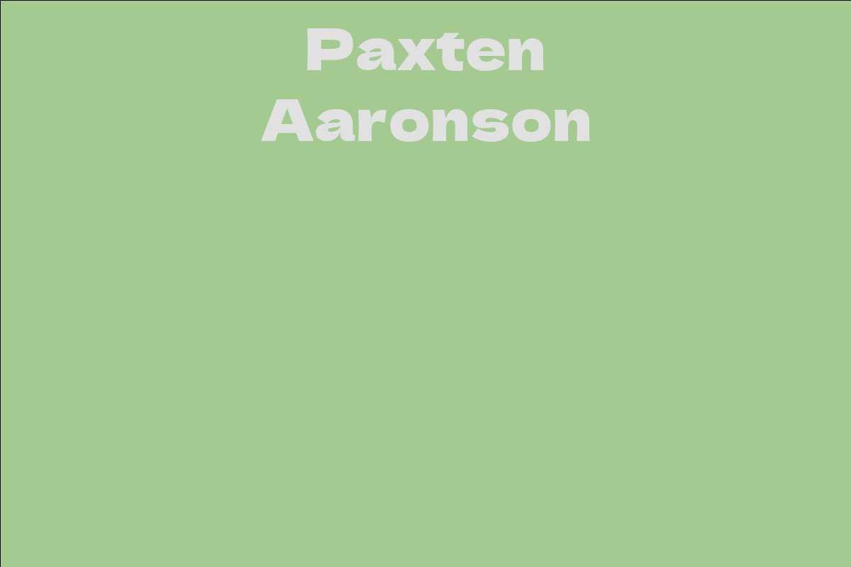 Paxten Aaronson