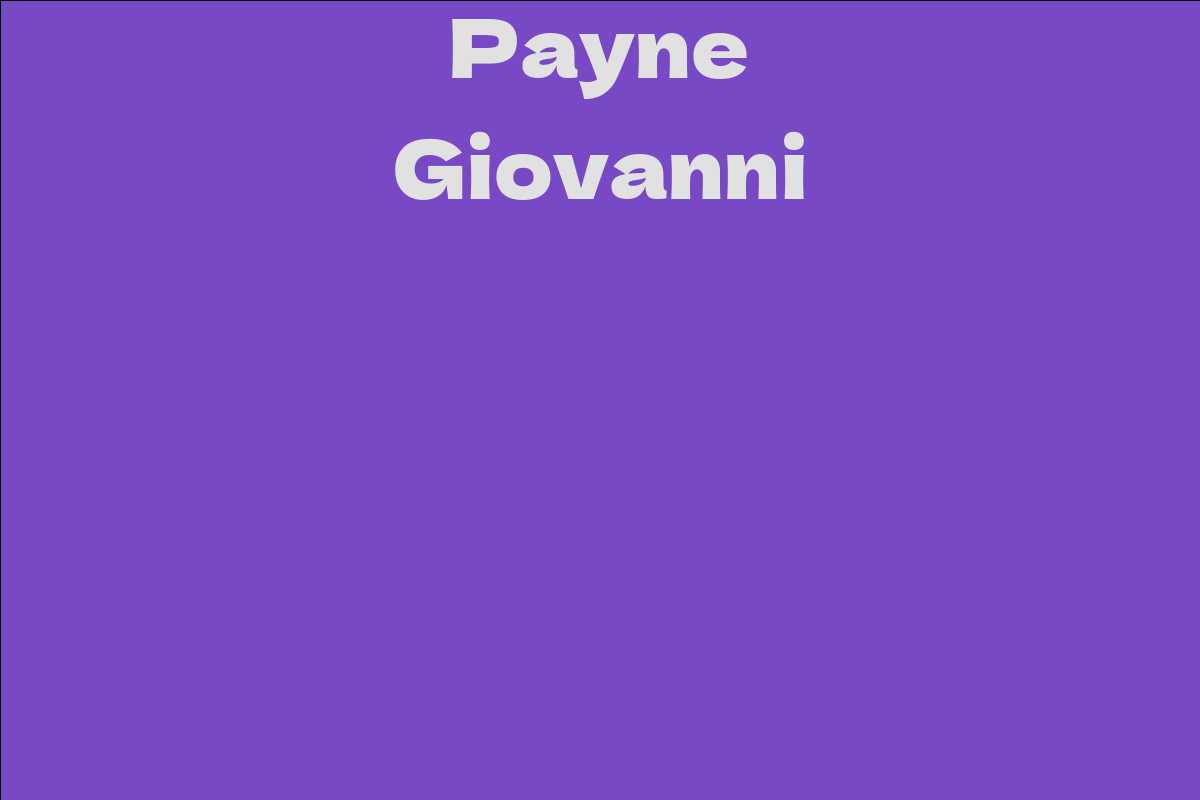 Payne Giovanni