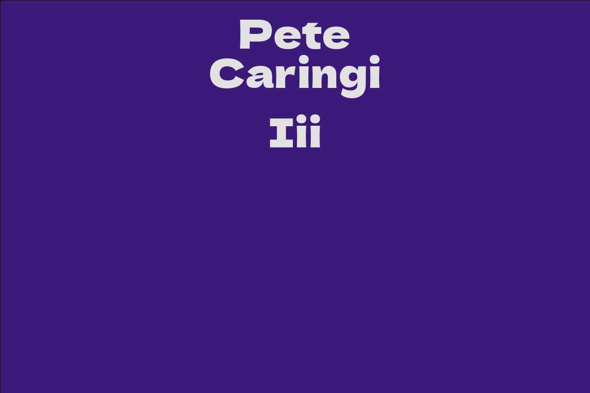 Pete Caringi Iii