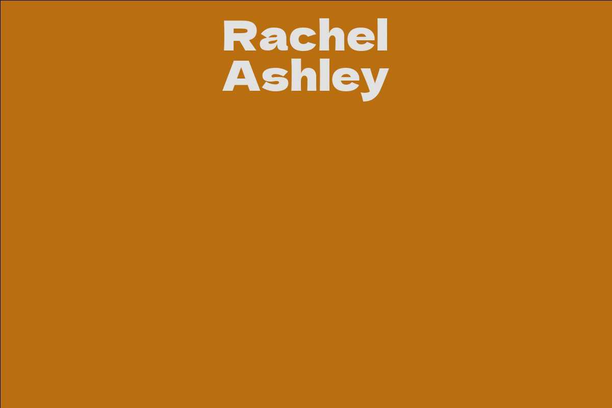 Rachel Ashley
