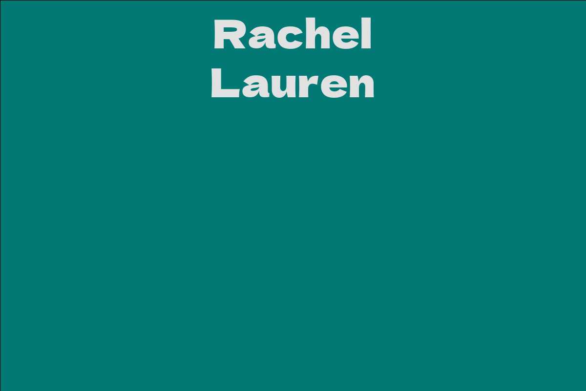 Rachel Lauren