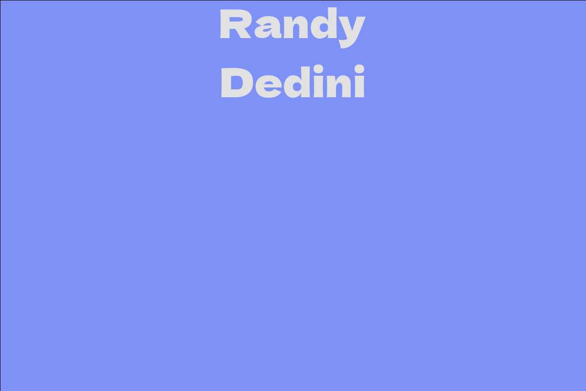 Randy Dedini