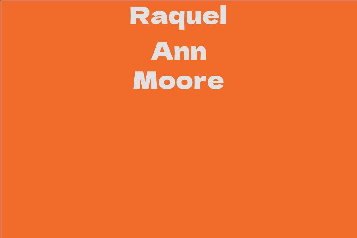 Raquel Ann Moore