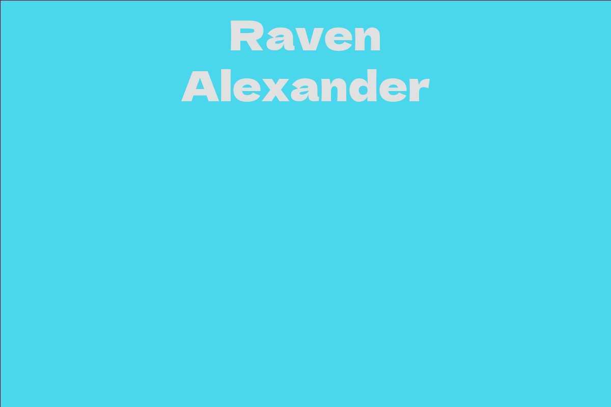 Raven Alexander