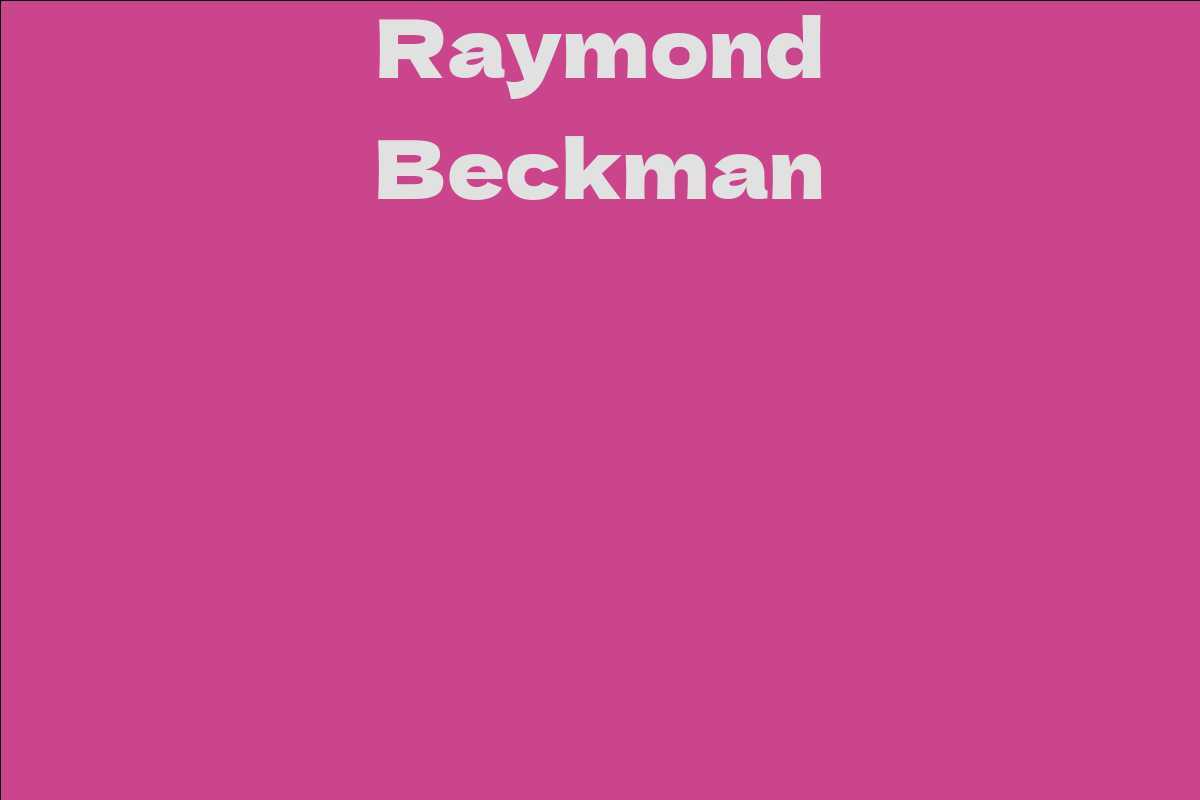 Raymond Beckman