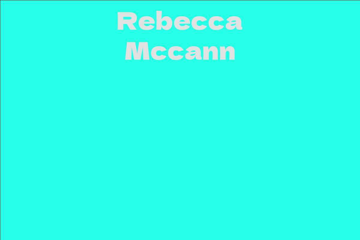 Rebecca Mccann