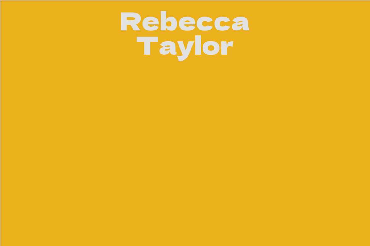 Rebecca Taylor