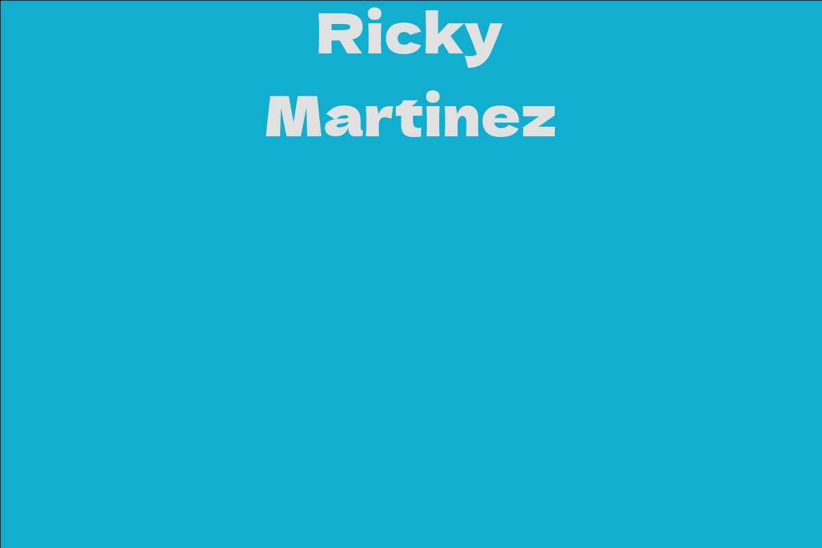 Ricky Martinez