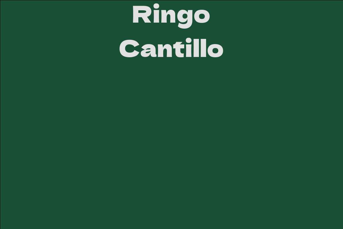 Ringo Cantillo