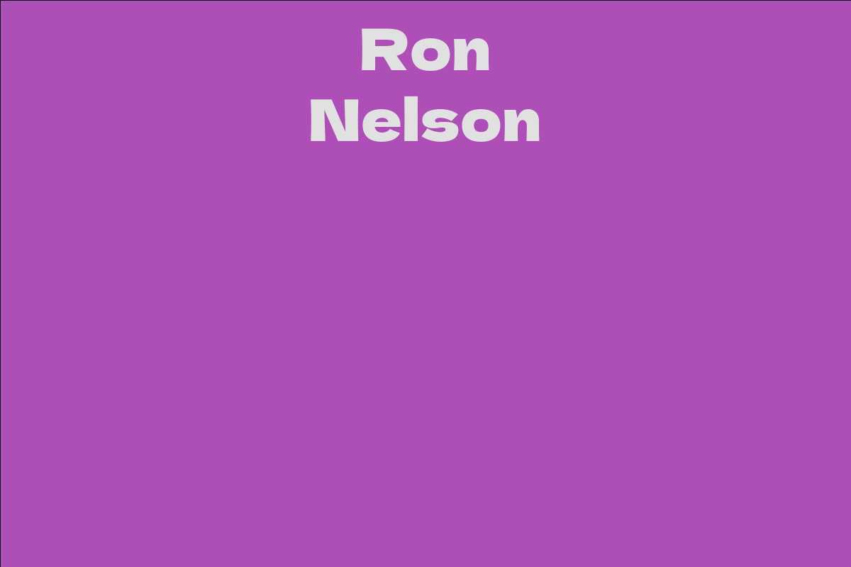 Ron Nelson