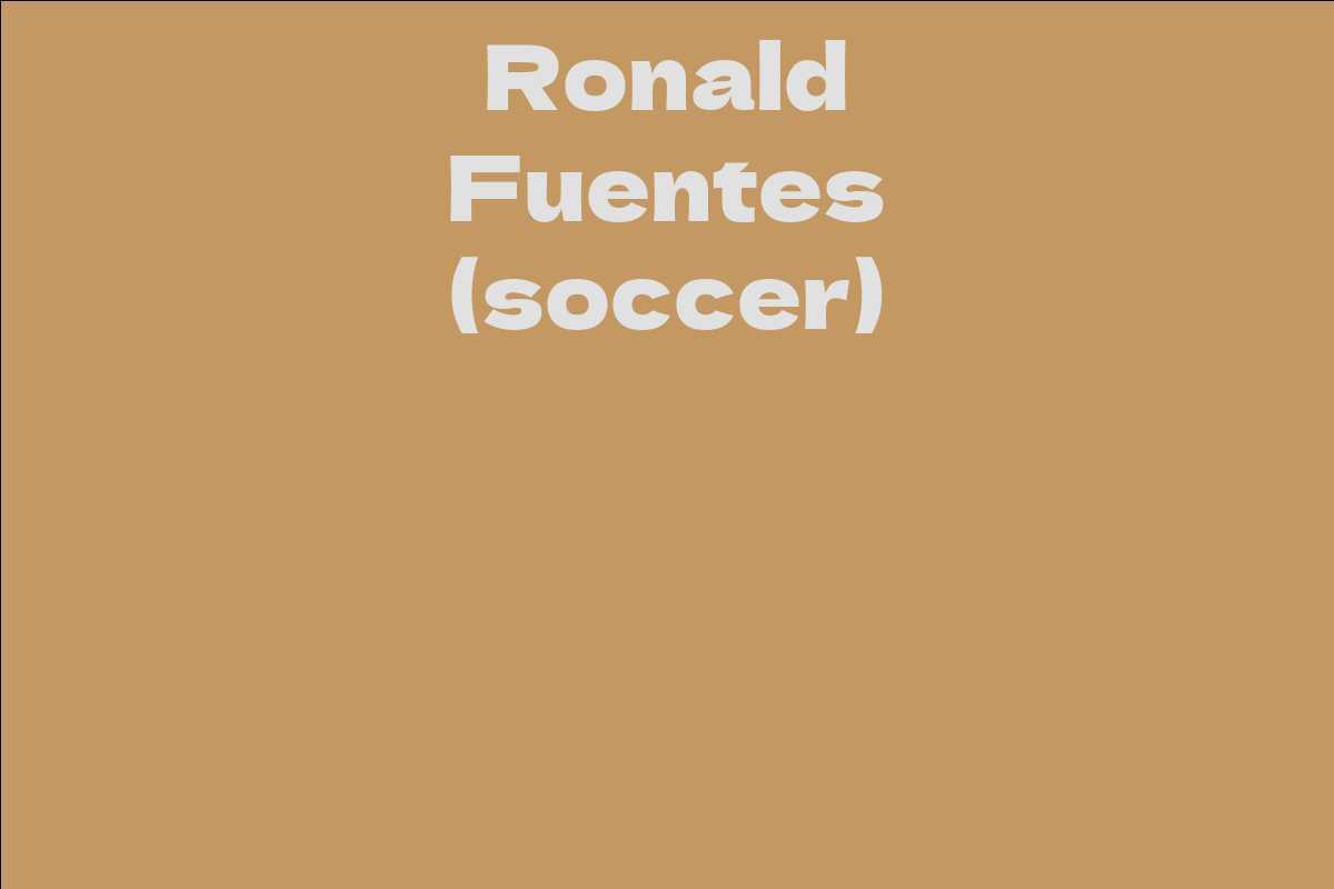 Ronald Fuentes (soccer)