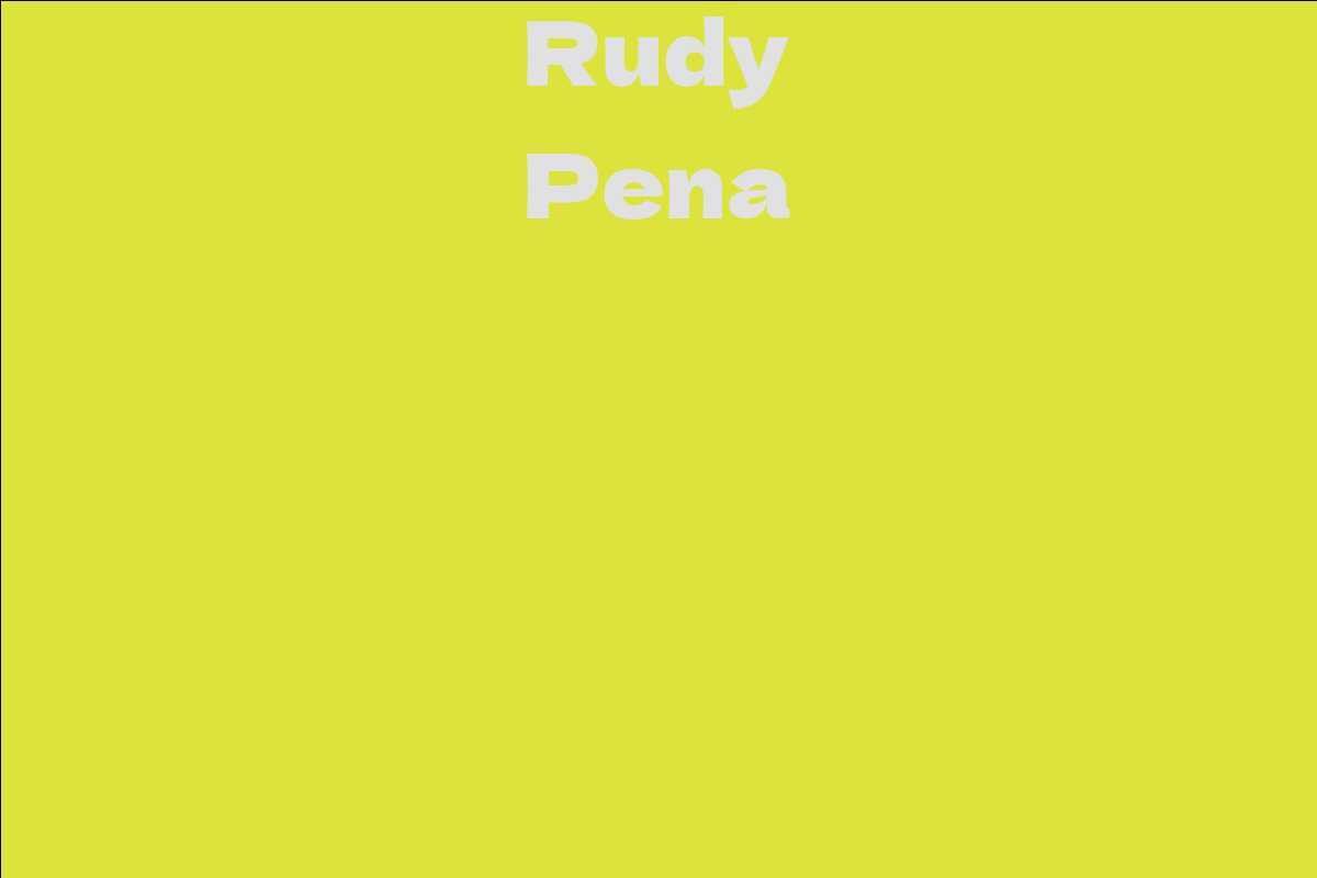 Rudy Pena