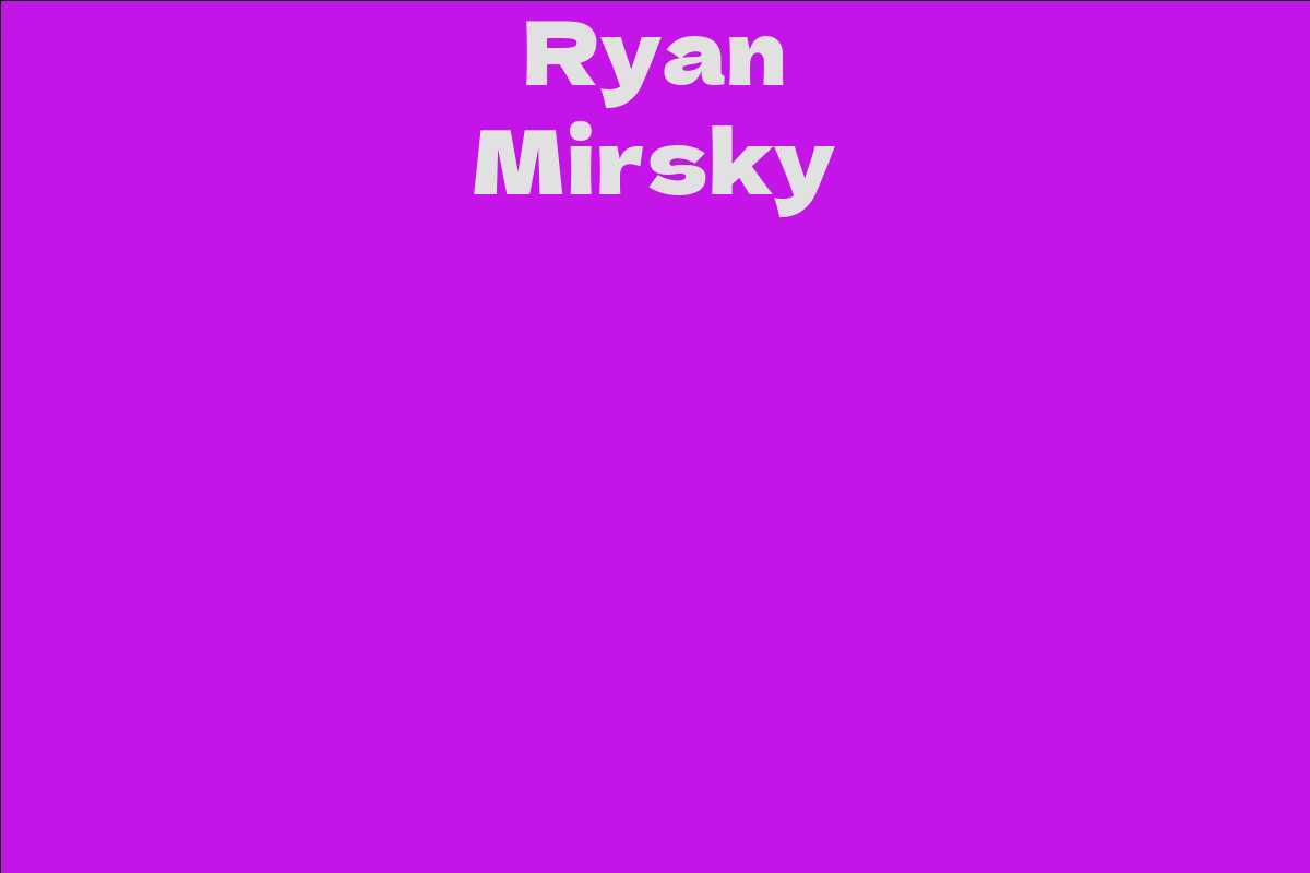 Ryan Mirsky