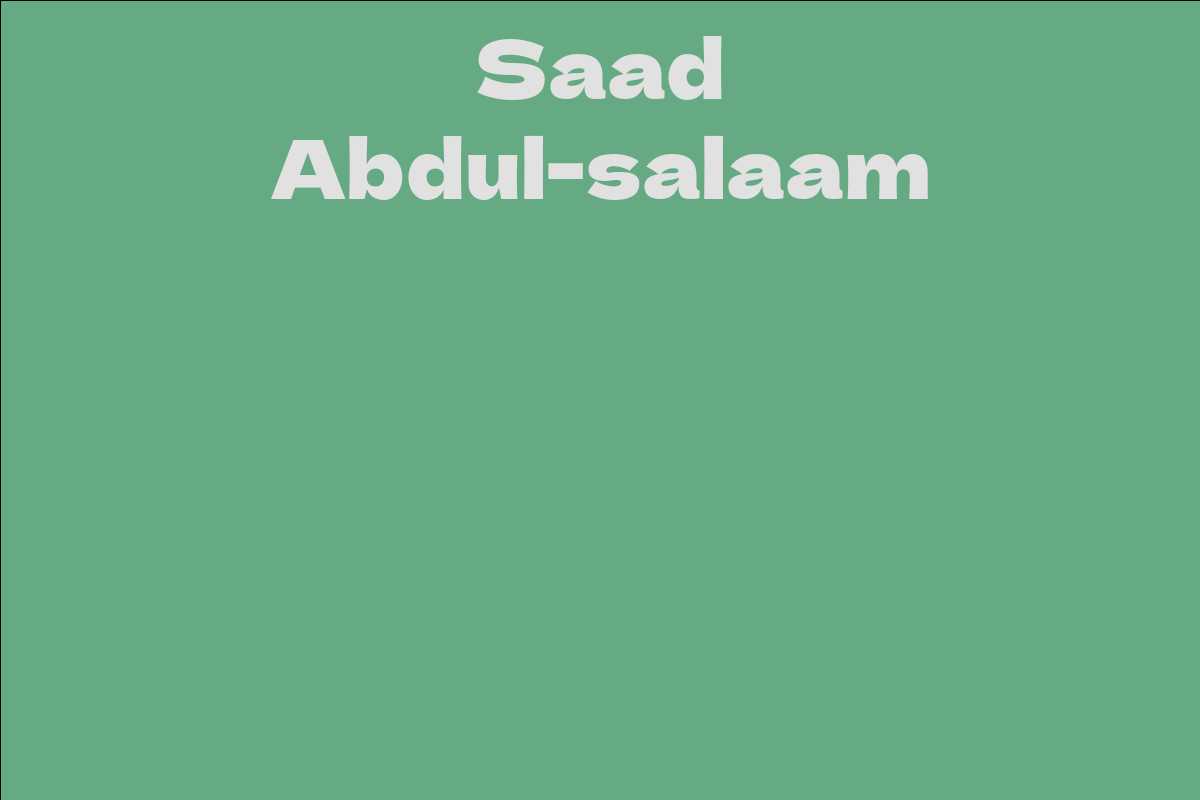 Saad Abdul-salaam