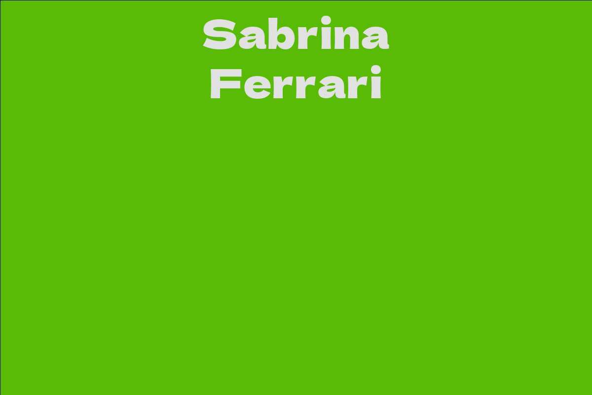 Sabrina Ferrari
