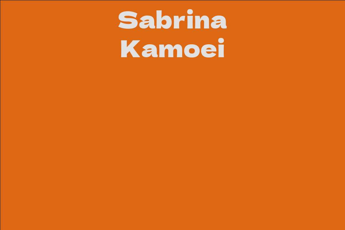 Sabrina Kamoei - Facts, Bio, Career, Net Worth | AidWiki