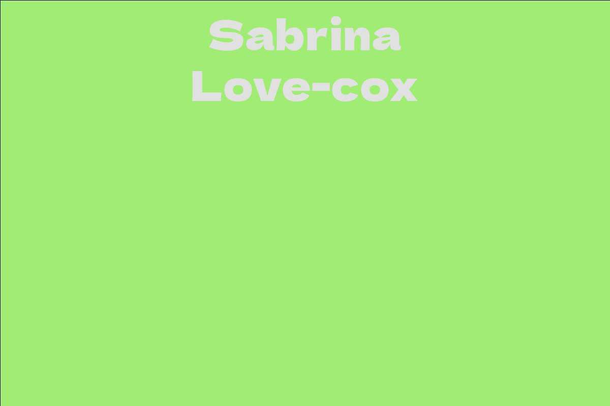 Sabrina Love-cox