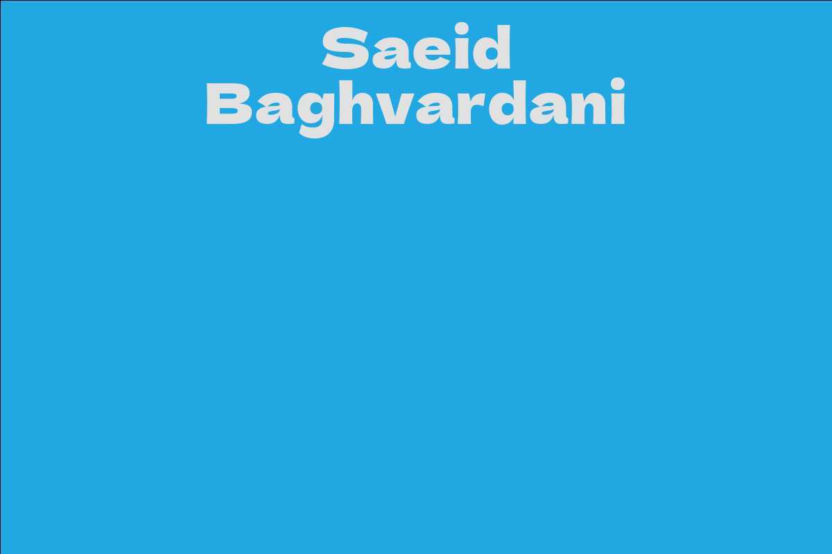 Saeid Baghvardani