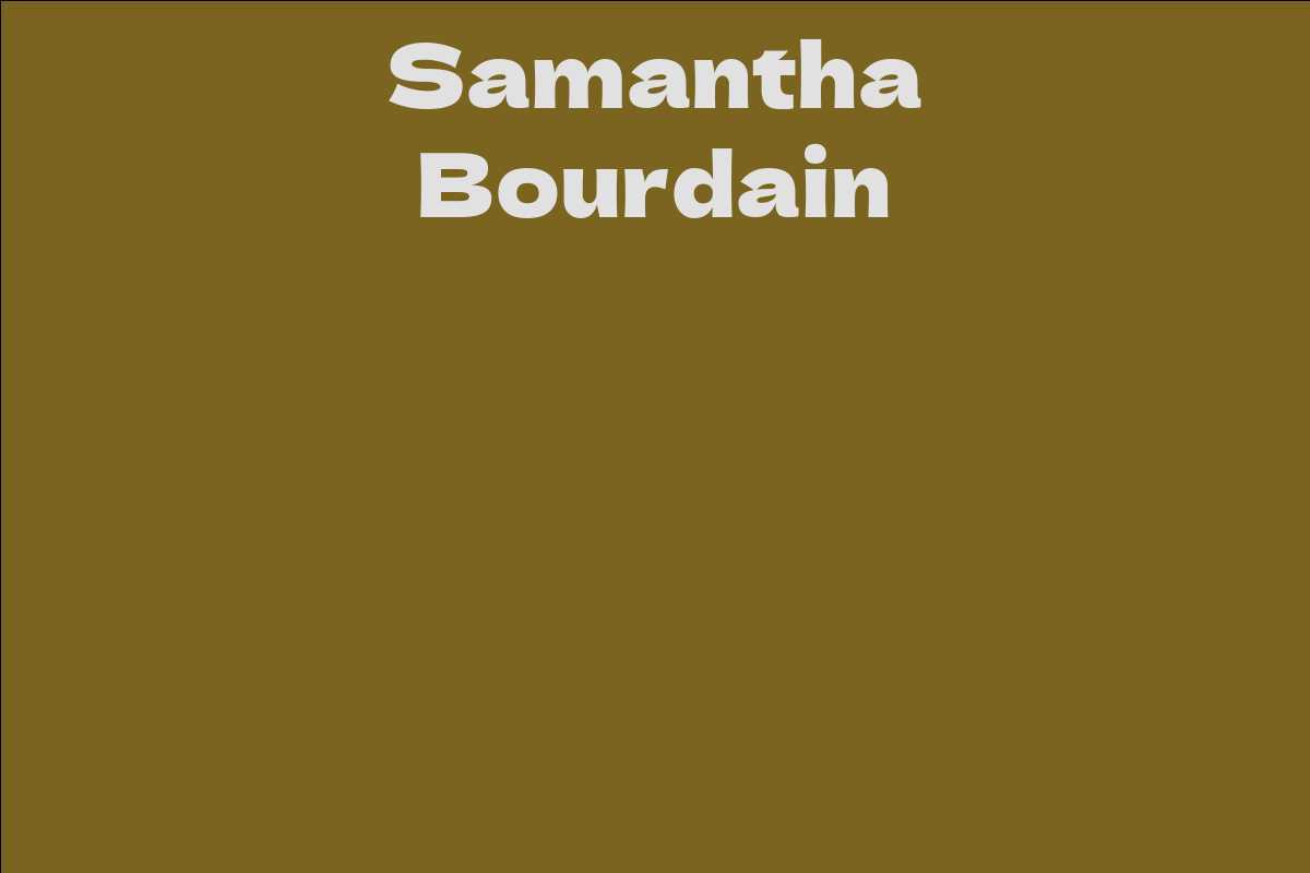 Samantha Bourdain