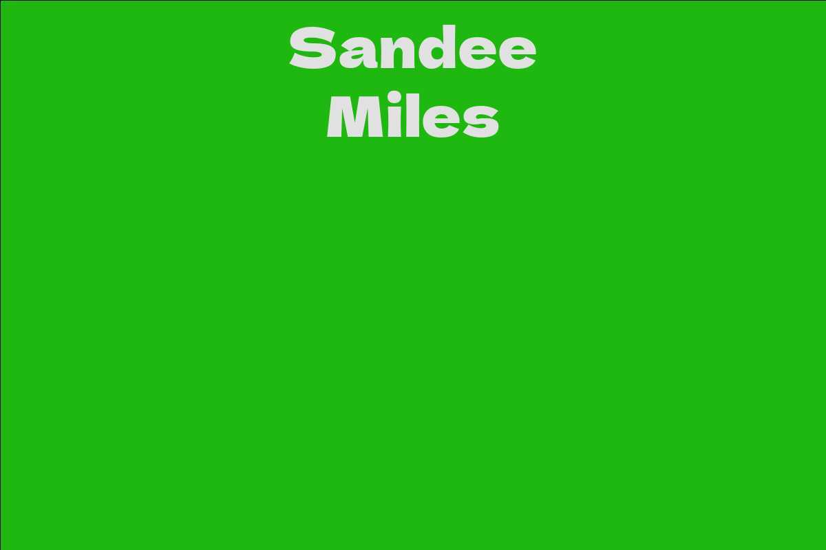 Sandee Miles