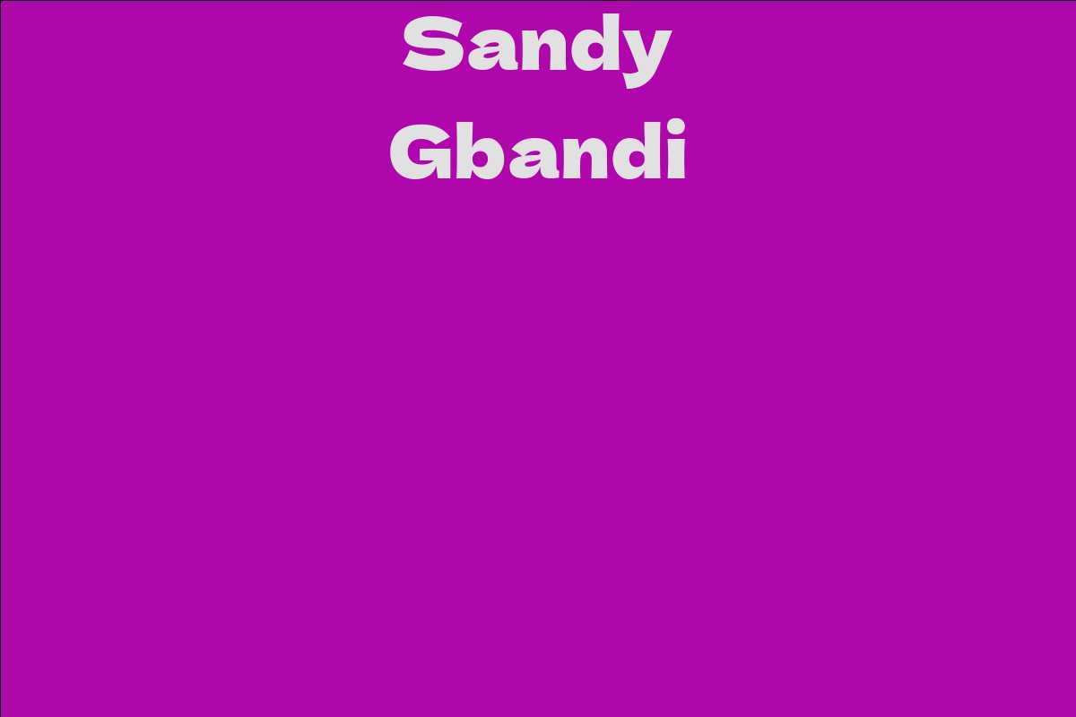 Sandy Gbandi
