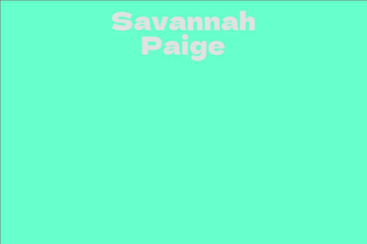 Savannah Paige
