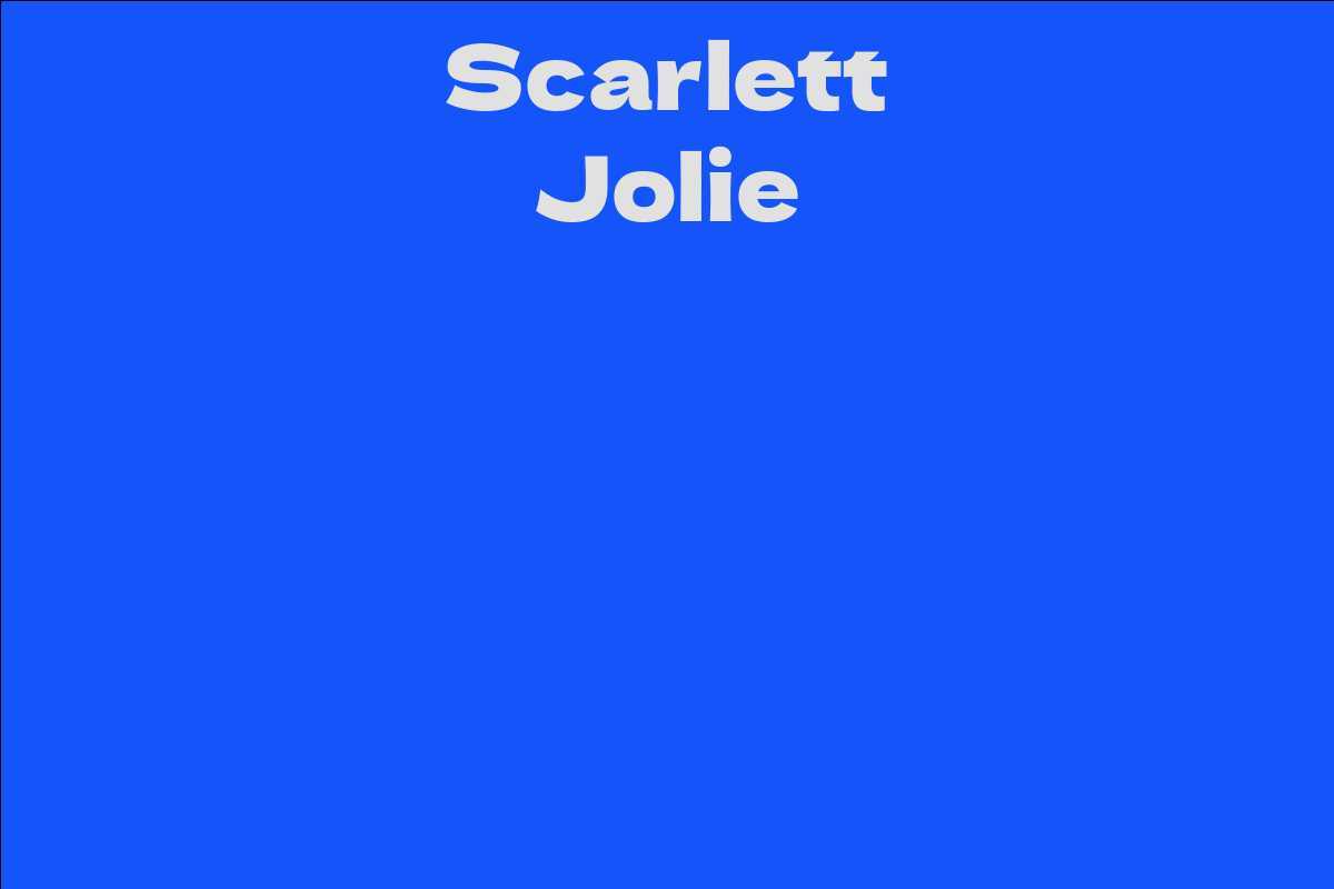 Scarlett Jolie