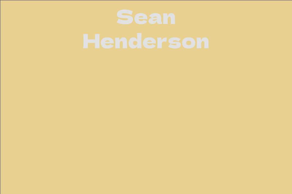 Sean Henderson