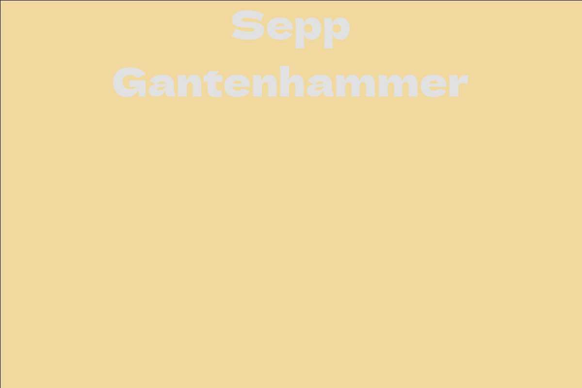 Sepp Gantenhammer