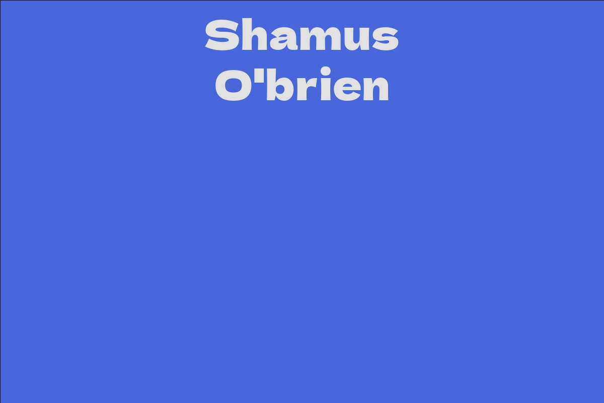 Shamus O'brien
