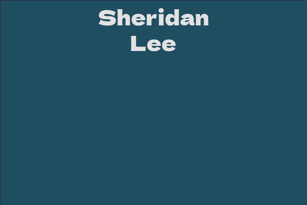 Sheridan Lee