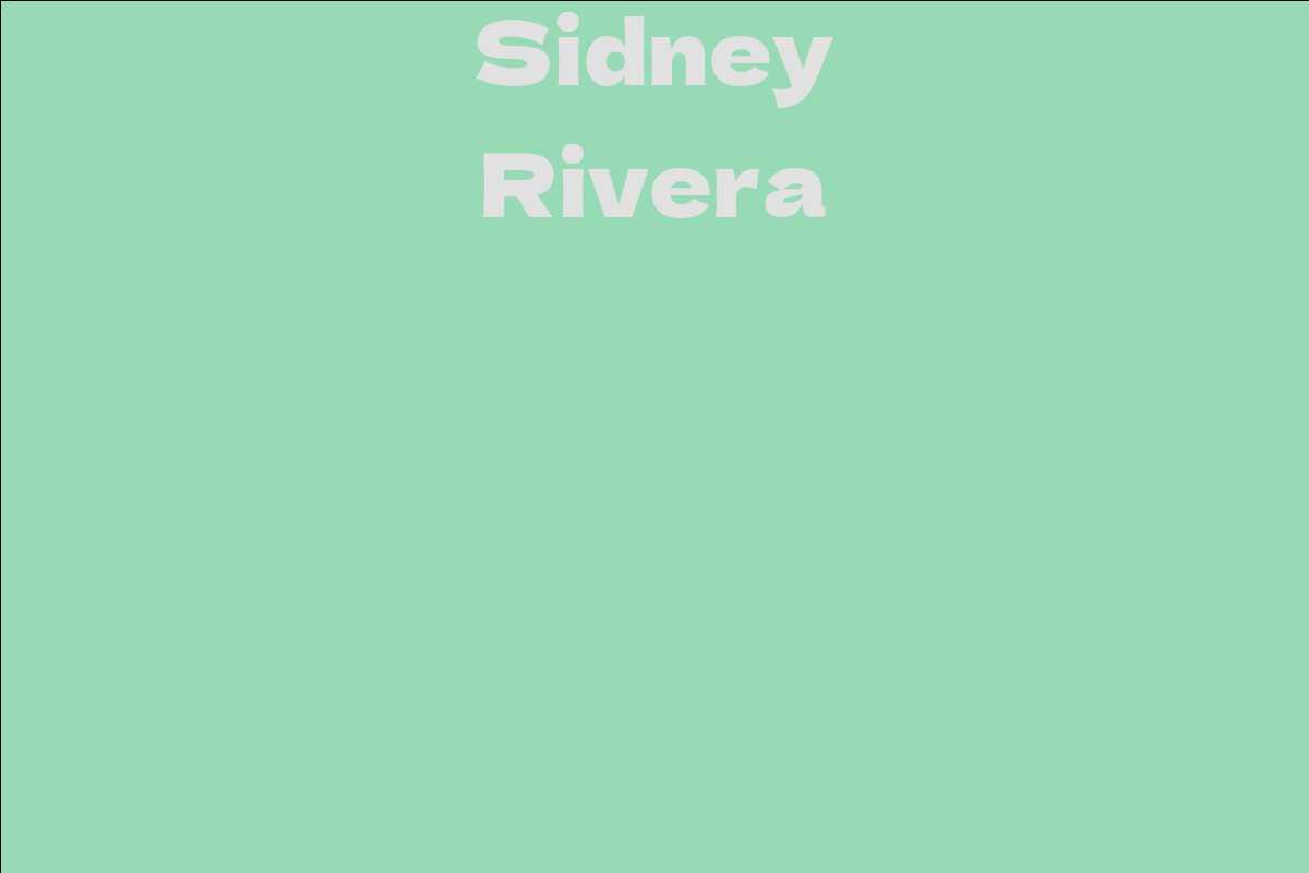 Sidney Rivera