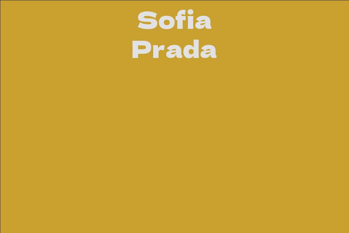 Sofia Prada