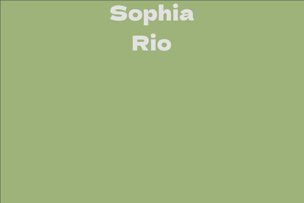 Sophia Rio