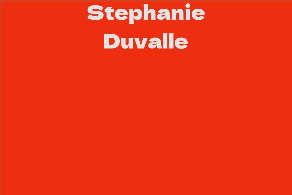Stephanie Duvalle