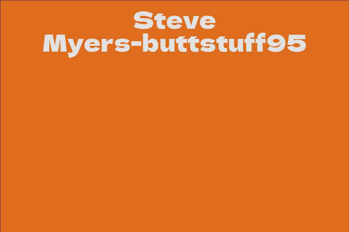 Steve Myers-buttstuff95