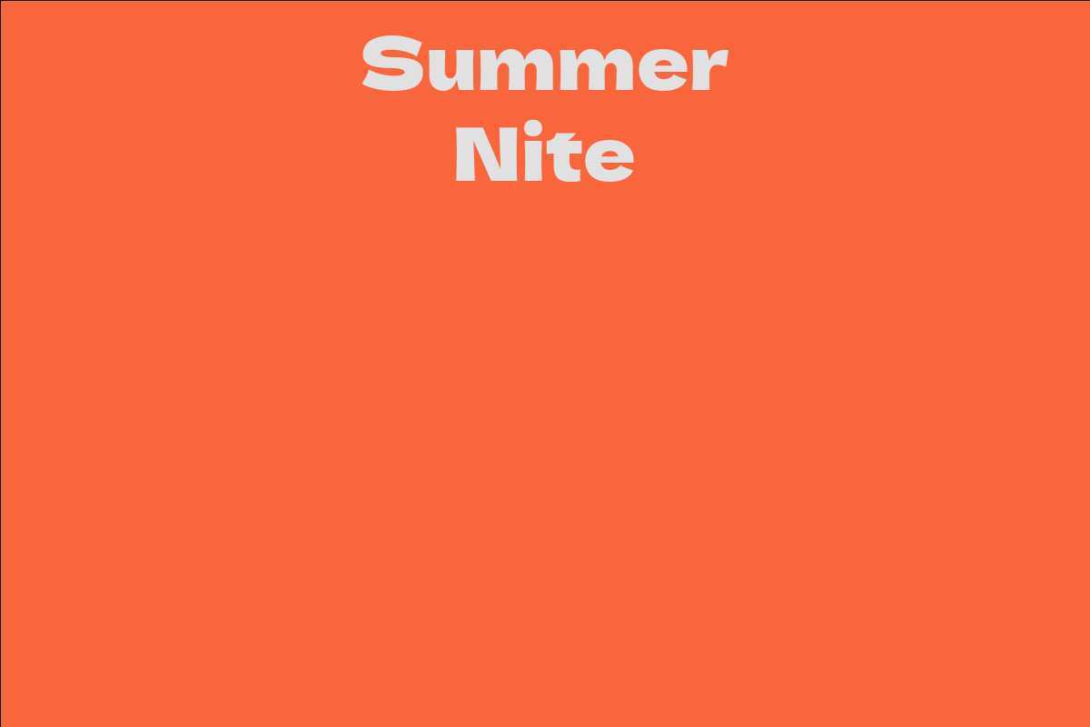 Summer Nite