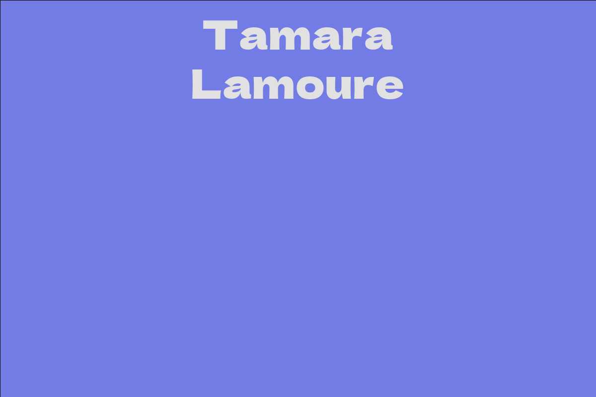 Tamara Lamoure