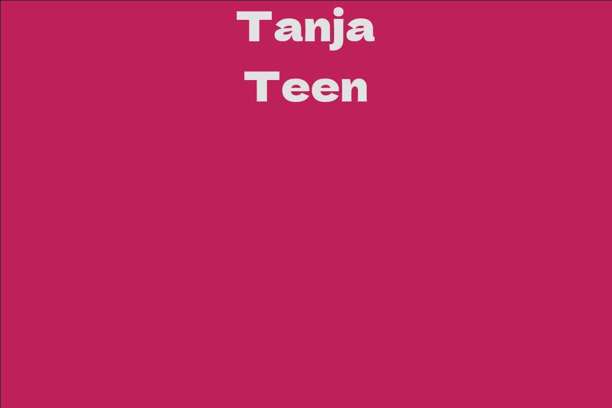Tanja Teen