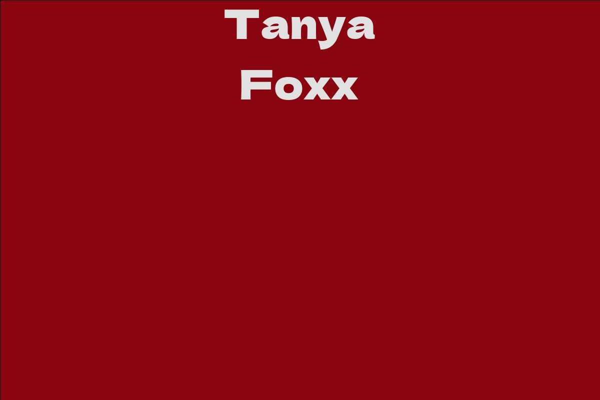 Tanya Foxx