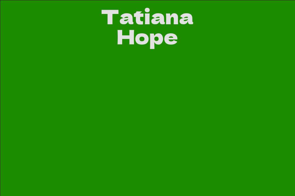 Tatiana Hope