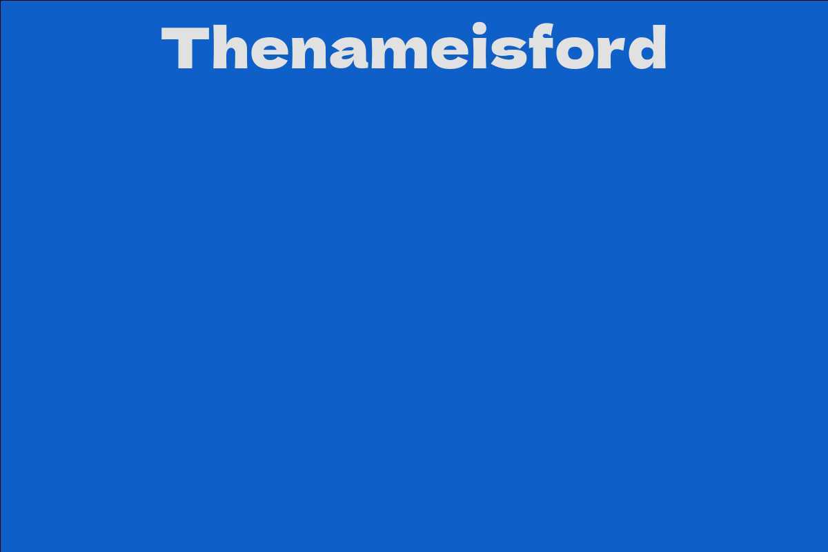Thenameisford