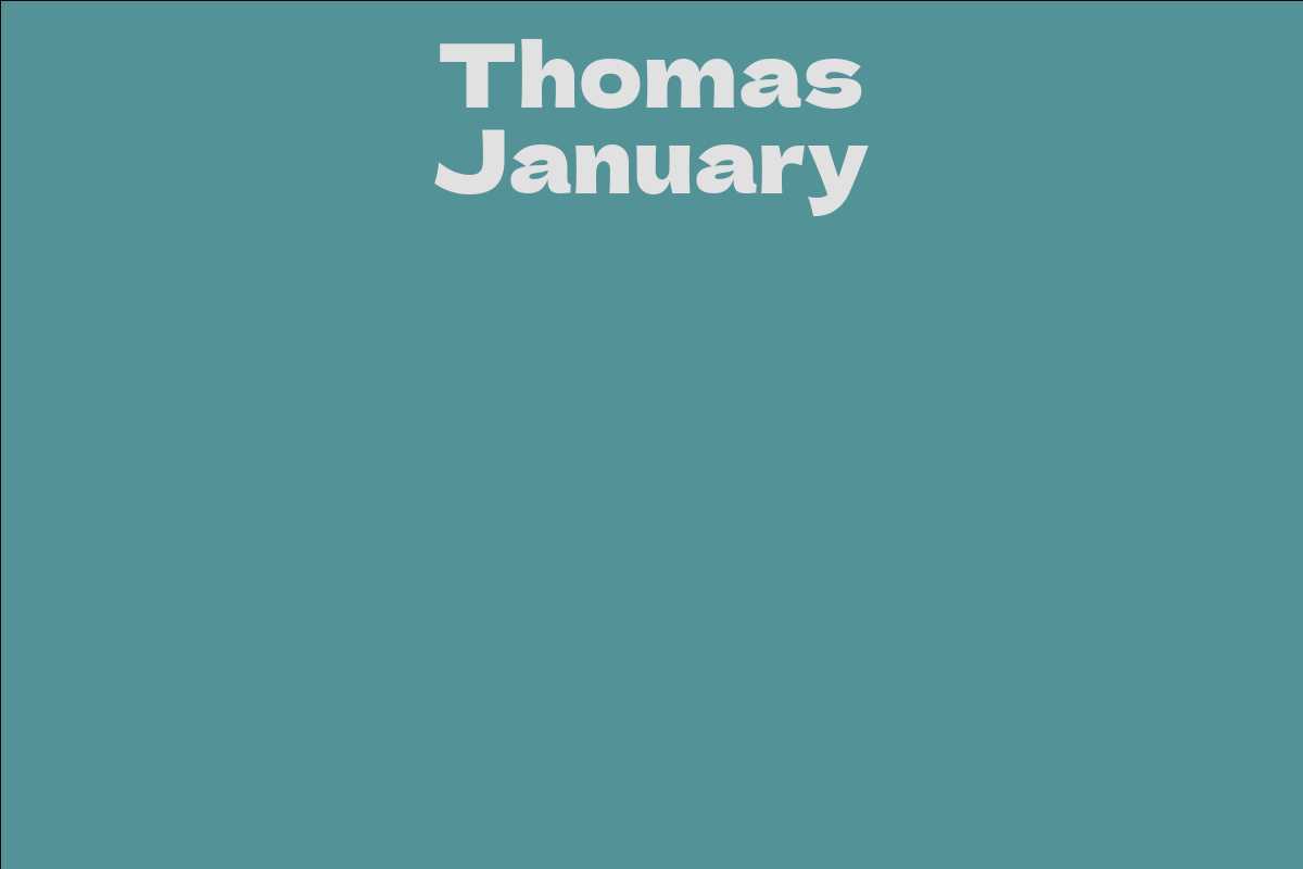 Thomas January